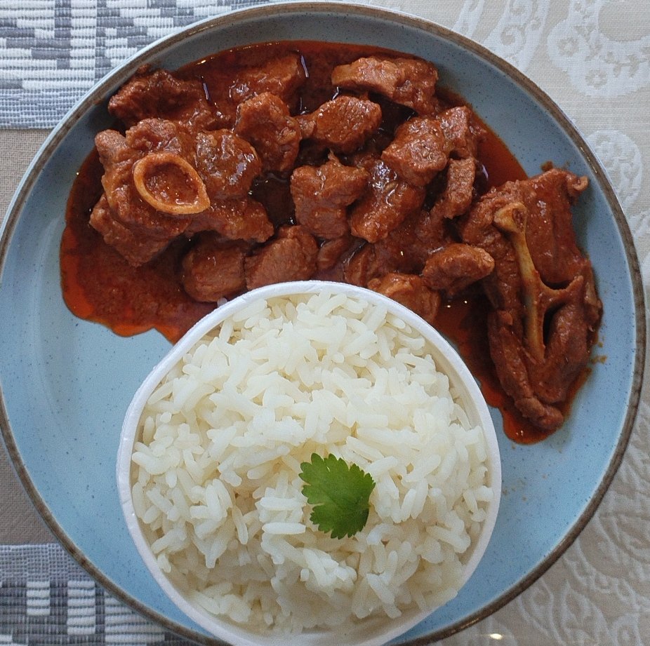 Lamb Curry & Rice