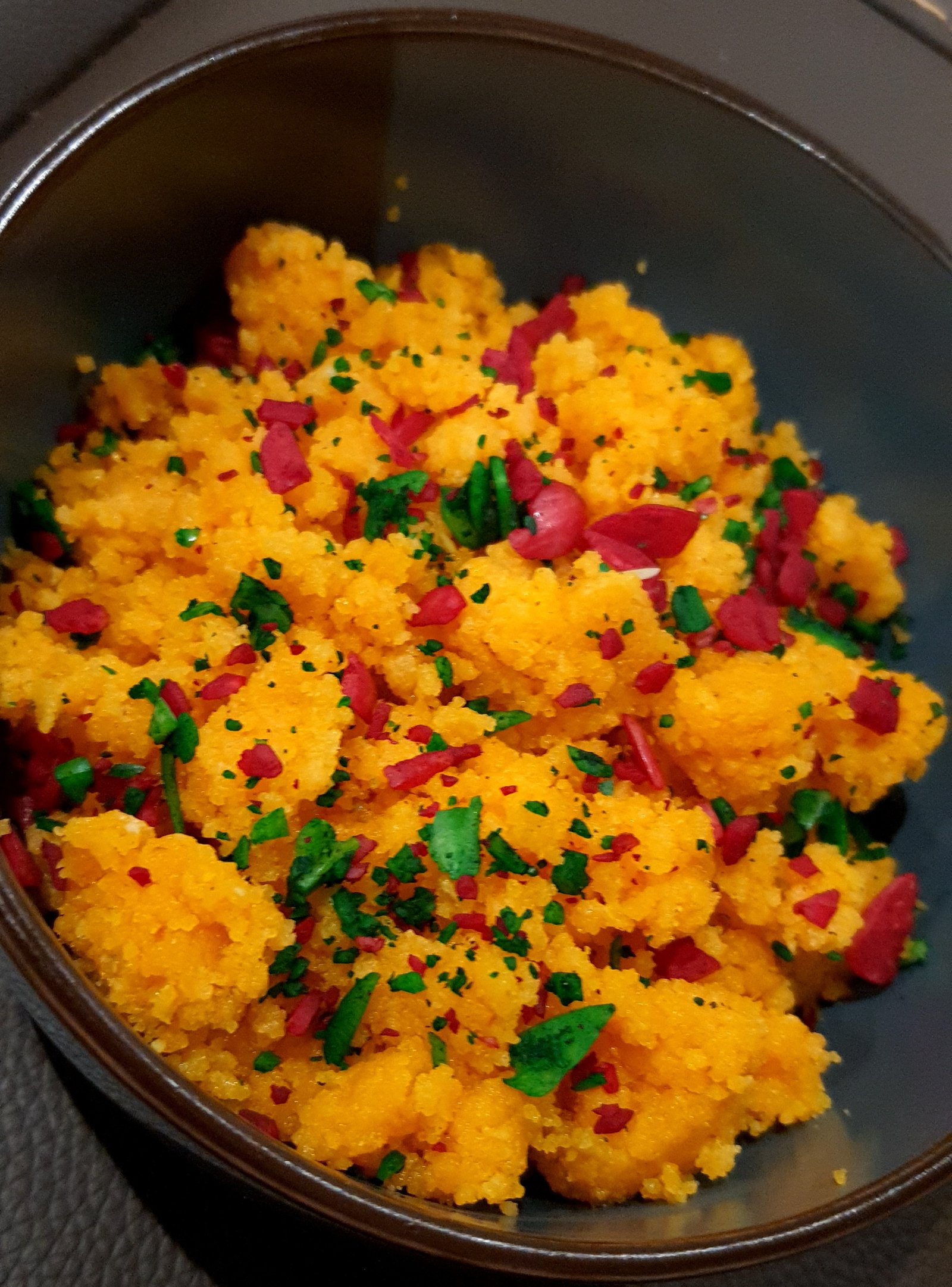 Soji with Cream & Almonds